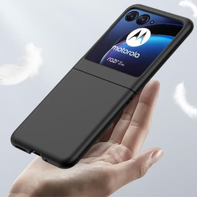 SKALO Motorola Razr 40 Ultra 5G Ultratynd Skin-touch Fold Cover - Mørkeblå