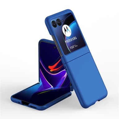 SKALO Motorola Razr 40 Ultra 5G Ultratynd Skin-touch Fold Cover - Mørkeblå