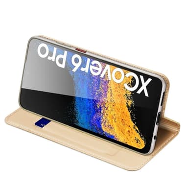 DUX DUCIS Samsung Xcover6 Pro 5G Skin Pro Series Flip Cover - Guld