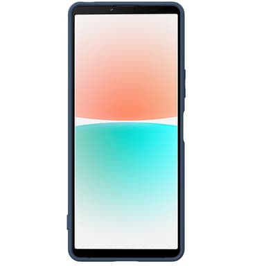 SKALO Sony Xperia 10 V Ultratynd silikonecover med ring - Orange