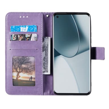SKALO OnePlus 10T 5G Mandala Flip Cover - Lilla
