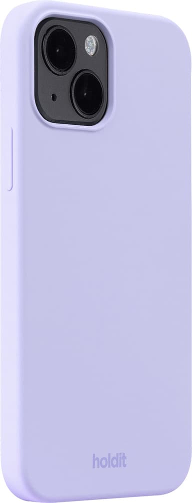 Holdit Silicone iPhone 15-etui (lilla)