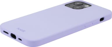 Holdit Silicone iPhone 15-etui (lilla)