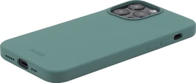 Holdit Silicone iPhone 15 Pro- etui (grøn)