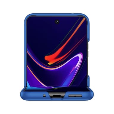 SKALO Motorola Razr 40 Ultra 5G Ultratynd Skin-touch Fold Cover - Mørkeblå