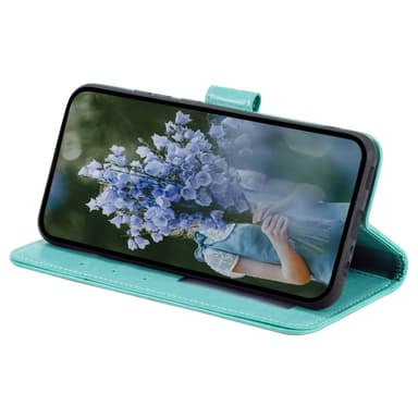 SKALO Sony Xperia 5 IV 5G Mandala Flip Cover - Turkis