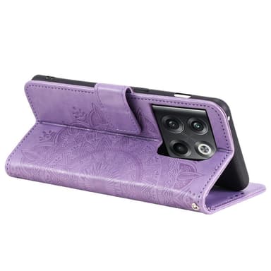 SKALO OnePlus 10T 5G Mandala Flip Cover - Lilla