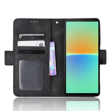 SKALO Sony Xperia 10 V 6-RUM Pungetaske - Sort