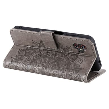 SKALO Samsung Xcover6 Pro 5G Mandala Flip Cover - Grå