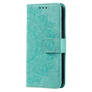 SKALO Sony Xperia 5 IV 5G Mandala Flip Cover - Turkis