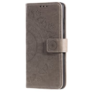 SKALO Samsung A23 5G Mandala Flip Cover - Grå