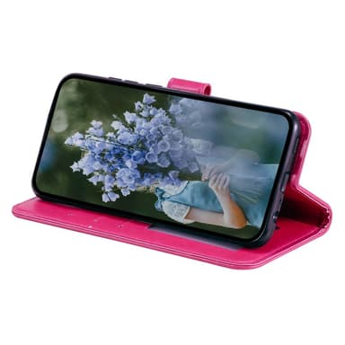 SKALO Sony Xperia 5 IV 5G Mandala Flip Cover - Cerise