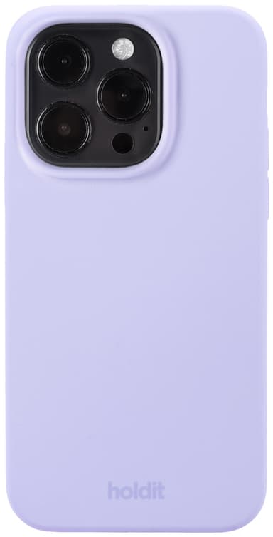 Holdit Silicone iPhone 15 Pro-etui (lilla)
