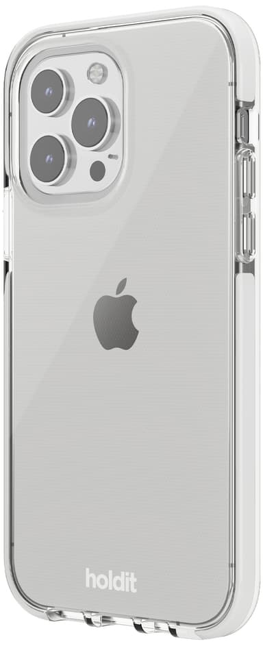 Holdit Seethru iPhone 15 Pro-etui (hvid)
