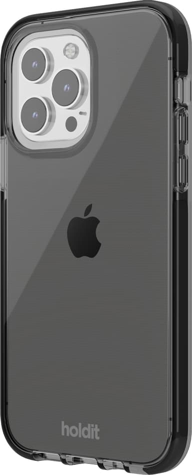 Holdit Seethru iPhone 15 Pro-etui (sort)