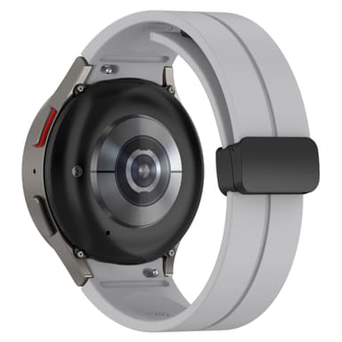 Silikone urrem 20 mm til Samsung Galaxy Watch 5/4 Lysegrå
