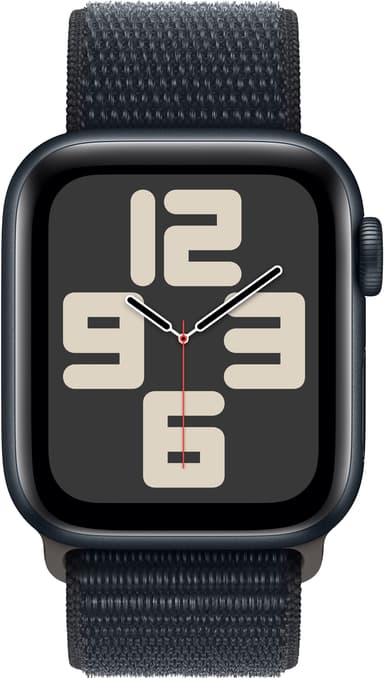 Apple Watch SE 2nd Gen 40mm LTE (Midnat Alu/Midnat sportsrem S/L)