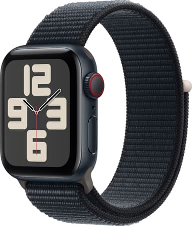 Apple Watch SE 2nd Gen 40mm LTE (Midnat Alu/Midnat sportsrem S/L)