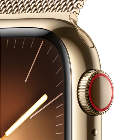 Apple Watch S9 41mm GPS+CEL (Gold Stainless/Gold Milanese Loop)