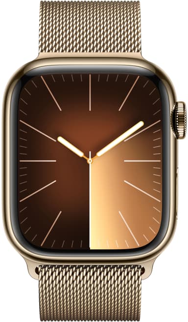 Apple Watch S9 41mm GPS+CEL (Gold Stainless/Gold Milanese Loop)