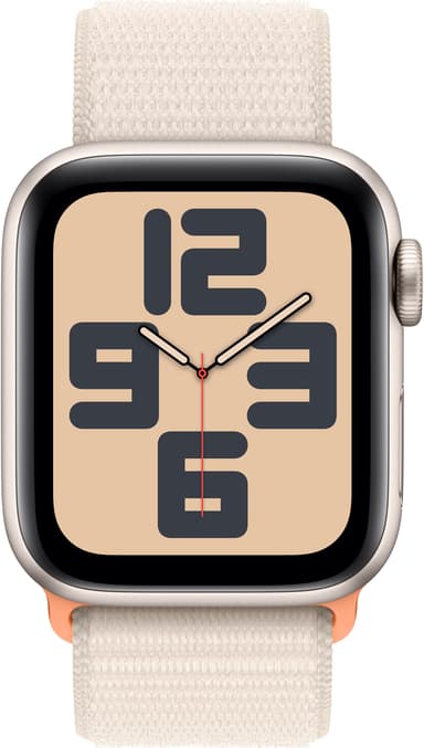 Apple Watch SE 2nd Gen 40mm GPS (Stjerneskær Alu/Stjerneskær sportsrem)