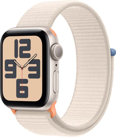 Apple Watch SE 2nd Gen 40mm GPS (Stjerneskær Alu/Stjerneskær sportsrem)