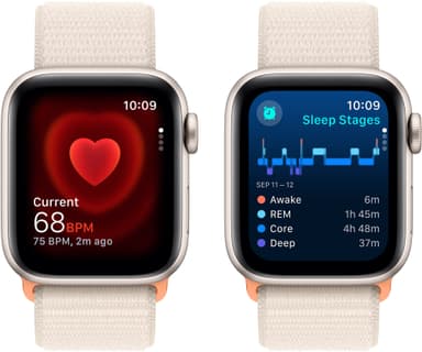 Apple Watch SE 2nd Gen 40mm LTE (Stjerneskær alu/Stjerneskær sportsrem)