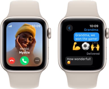 Apple Watch SE 2nd Gen 40mm LTE (Stjerneskær/Stjerneskær sportsrem M/L)