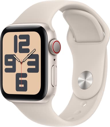 Apple Watch SE 2nd Gen 40mm LTE (Stjerneskær/Stjerneskær sportsrem M/L)