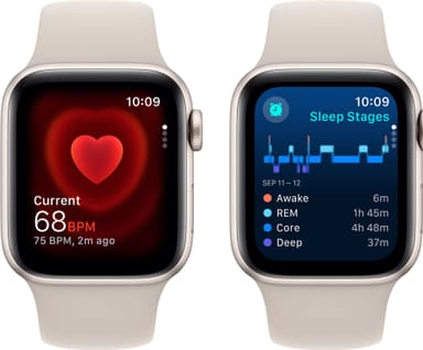 Apple Watch SE 2nd Gen 40mm LTE (Stjerneskær/Stjerneskær sportsrem M/L)