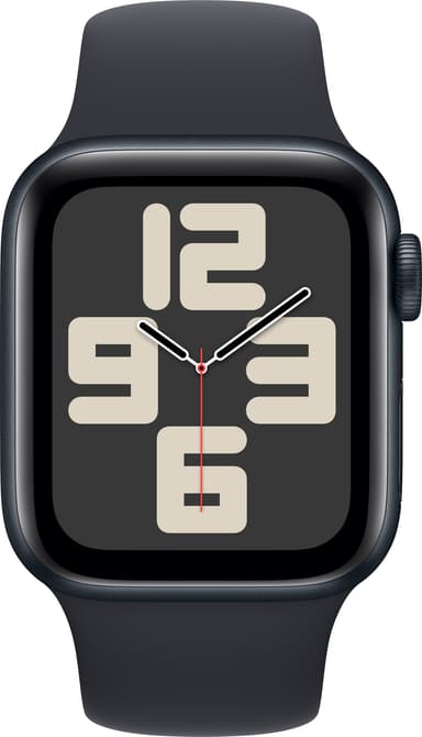 Apple Watch SE 2nd Gen 40mm LTE (Midnat Alu/Midnat sportsrem M/L)