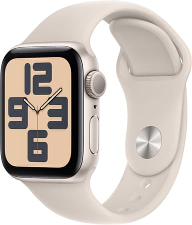 Apple Watch SE 2nd Gen 40mm GPS (Stjerneskær/Stjerneskær sportsrem S/M)
