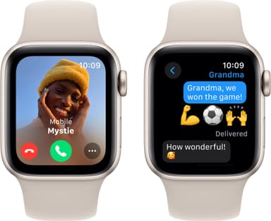Apple Watch SE 2nd Gen 40mm GPS (Stjerneskær/Stjerneskær sportsrem S/M)
