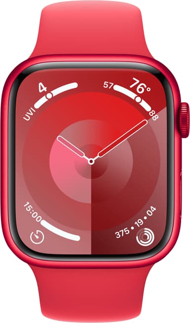 Apple Watch S9 45mm GPS (RED Alu/RED Sportsbånd) M/L