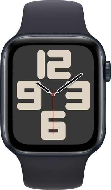 Apple Watch SE 2nd Gen (2023) 44mm LTE (Midnat Alu/Midnat sportsrem M/L)