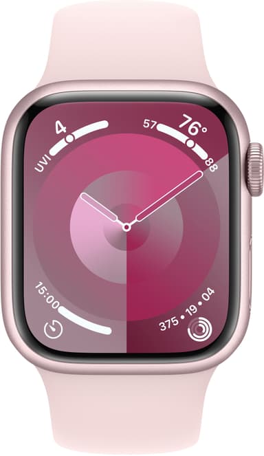 Apple Watch S9 45mm GPS+CEL (Pink Alu/Light Pink Sportsbånd) S/M