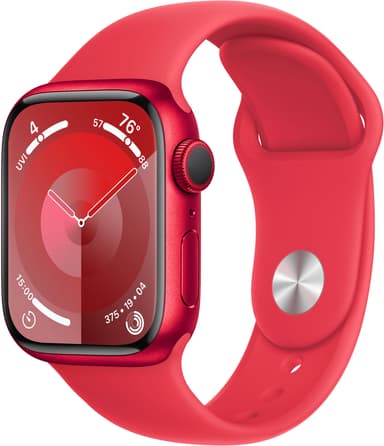 Apple Watch S9 45mm CEL (RED Alu/RED Sportsbånd) S/M