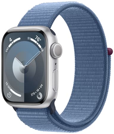 Apple Watch S9 41mm GPS (Silver Alu/Winter Blue Sports-Loop)