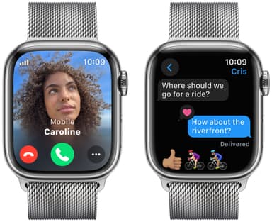 Apple Watch S9 45mm GPS+CEL (Silver Stainless/Silver Milanese)