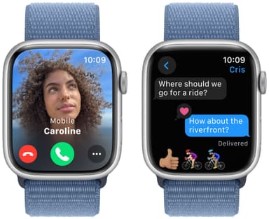 Apple Watch S9 45mm GPS+CEL (Silver Alu/Winter Blue Sports-loop)