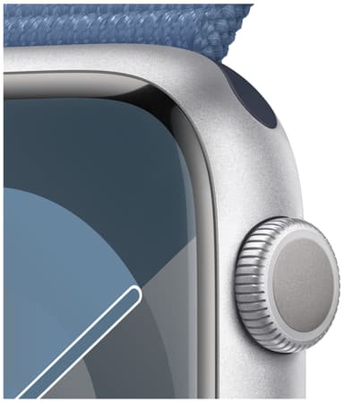 Apple Watch S9 45mm GPS (Silver Alu/Winter Blue Sports-loop)