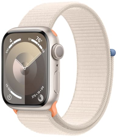 Apple Watch S9 41mm GPS (Starlight Alu/Starlight Sports-loop)