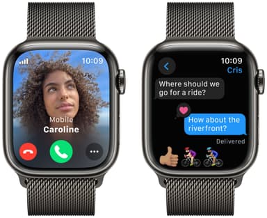 Apple Watch S9 45mm GPS+CEL (Graphite Stainless/Graphite Milanese)