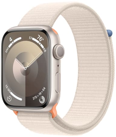 Apple Watch S9 45mm GPS (Starlight Alu/Starlight Sports-loop)