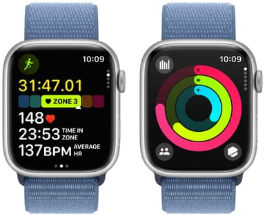 Apple Watch S9 45mm GPS+CEL (Silver Alu/Winter Blue Sports-loop)