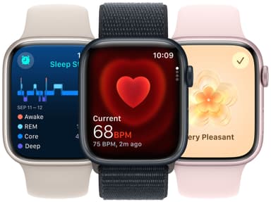 Apple Watch S9 45mm GPS+CEL (Pink Alu/Light Pink Sportsbånd) S/M