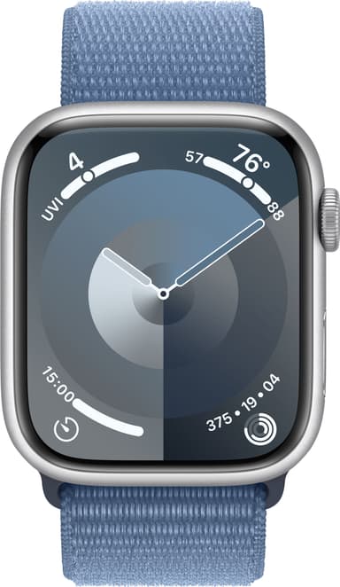Apple Watch S9 45mm GPS+CEL (Silver Alu/Winter Blue Sports-loop)