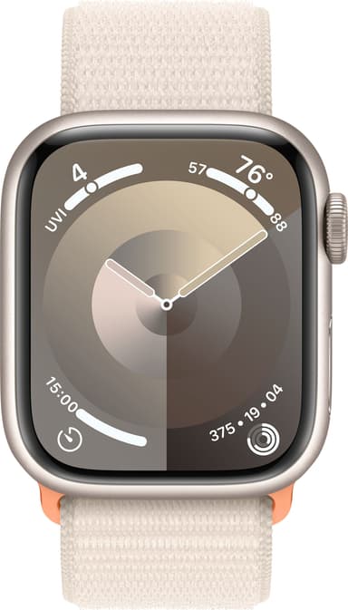 Apple Watch S9 41mm GPS+CEL (Starlight Alu/Starlight Sports-loop)