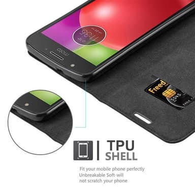 Cover Motorola MOTO E4 PLUS Etui Case (Sort)
