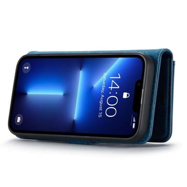 DG MING iPhone 15 Pro 2-i-1 Magnet Pungetui - Blå